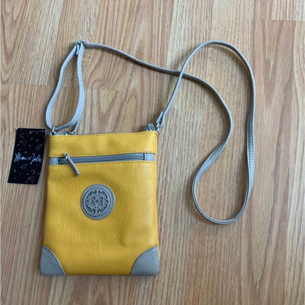 NWT Mimi & Jules Crossbody Purse Bag Yellow